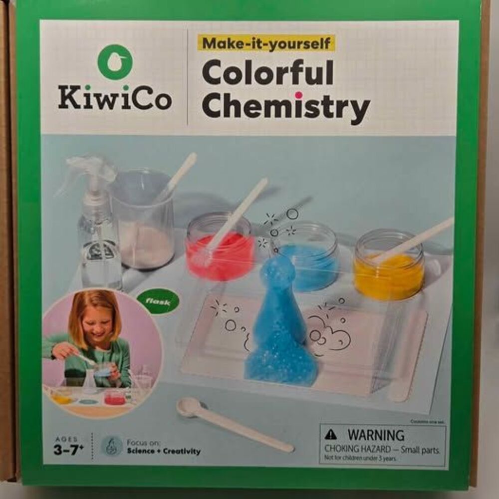 KiwiCo Colorful Chemistry Set Kids Science STEM Learning Kit Craft Project Age3+